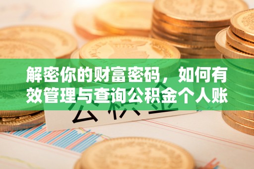 芎林解密你的财富密码，如何有效管理与查询公积金个人账户信息