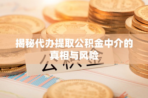 芎林揭秘代办提取公积金中介的真相与风险