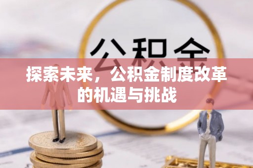 芎林探索未来，公积金制度改革的机遇与挑战